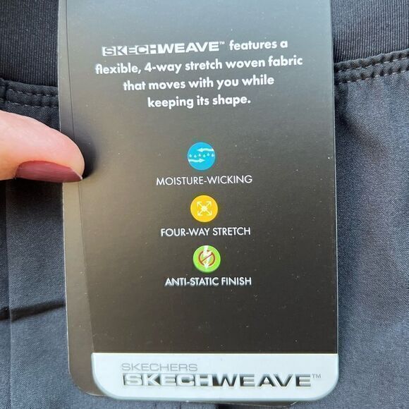 NWT Skechers Men's Movement 9 Inch Short II Four-Way Stretch Black 2XL - Picture 6 of 6